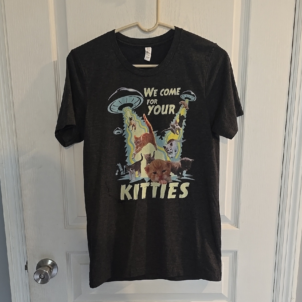 We Come For Your Kitties Women's Small Short Sleeve Shirt